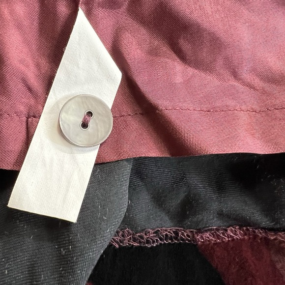 Giorgio Kauten Italian Velvet Silk Blend  Midi Skirt Small Boho Ethnic Vintage - Picture 9 of 16